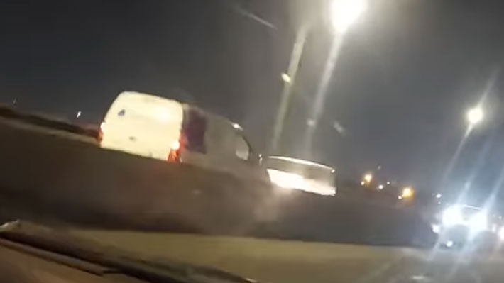 Video | El momento en que camioneta contra el tránsito choca en puente: Seis lesionados y responsable fue intubado