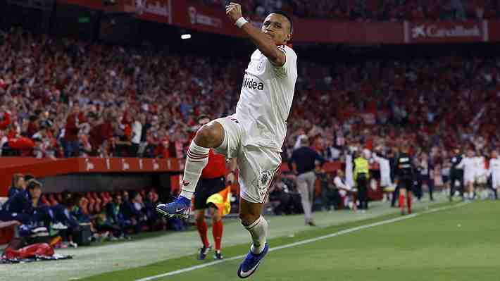 Alexis Sánchez entra, anota y saca al Sevilla del descenso