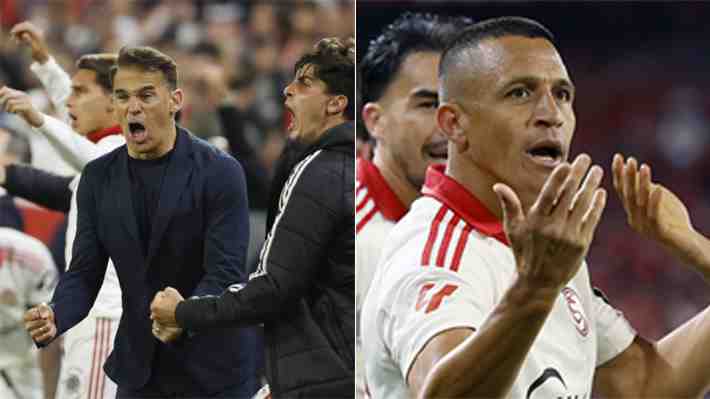 Entrenador del Sevilla se rinde al "espectacular" Alexis Sánchez y la prensa española lo califica de "héroe inesperado"