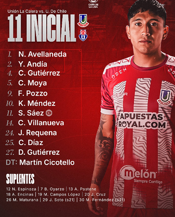 Unión La Calera le gana 1-0 a Universidad de Chile en el Nicolás Chauán (Video del gol) 7 image