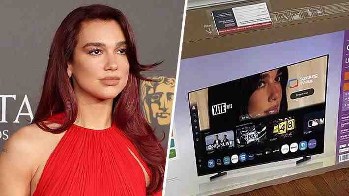 Dua Lipa demanda a gigante tecnológica surcoreana por usar sin autorización su imagen en las cajas de televisores