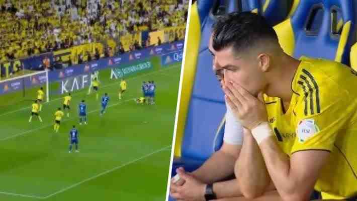 El Al Nassr se estaba consagrando campeón, pero el arquero cometió un error en el último minuto: Mira el blooper y la reacción de Cristiano Ronaldo