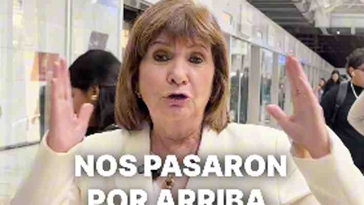 Video | "Nos pasaron por arriba": Bullrich compara Metro de Santiago con el de Buenos Aires