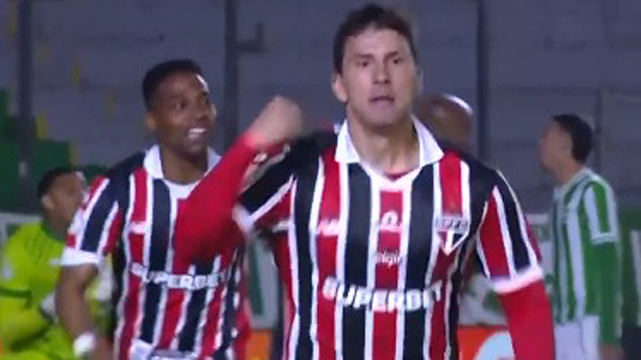 Mira el gol de Gonzalo Tapia para el Sao Paulo ante Juventude en Brasil