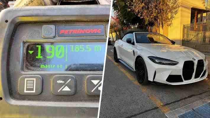 Conductor de 65 años es detenido en Vitacura tras circular a 190 km/h y con hálito alcohólico