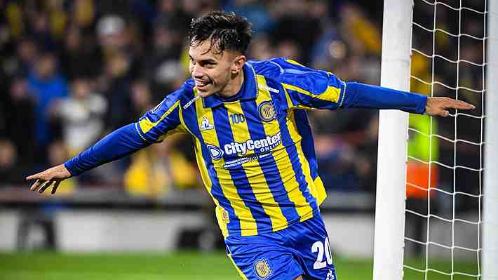 Definió tras un centro de rabona: Revisa el gol de Vicente Pizarro para Rosario Central en la Copa Libertadores