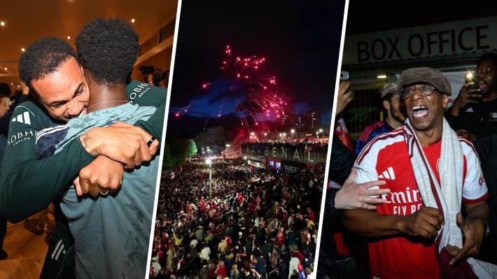 Revisa la reacción del plantel del Arsenal al enterarse que ganaron la Premier, los épicos festejos y el mensaje de Pep Guardiola