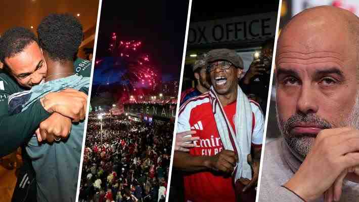Revisa la reacción del plantel del Arsenal al enterarse que ganaron la Premier, los épicos festejos y el mensaje de Pep Guardiola