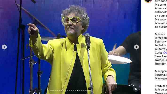 Polémico show de Fito Páez en Buenos Aires: Interpretó completo su álbum <i>Novela</i>