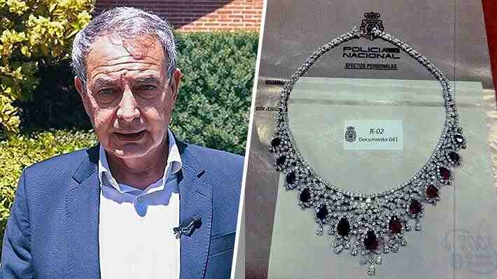 Fotos: Las joyas incautadas de la oficina de José Luis Rodríguez Zapatero en España