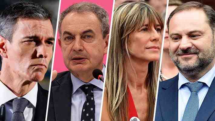 De Zapatero a su esposa: Los cinco casos de corrupción que afectan al entorno de Sánchez