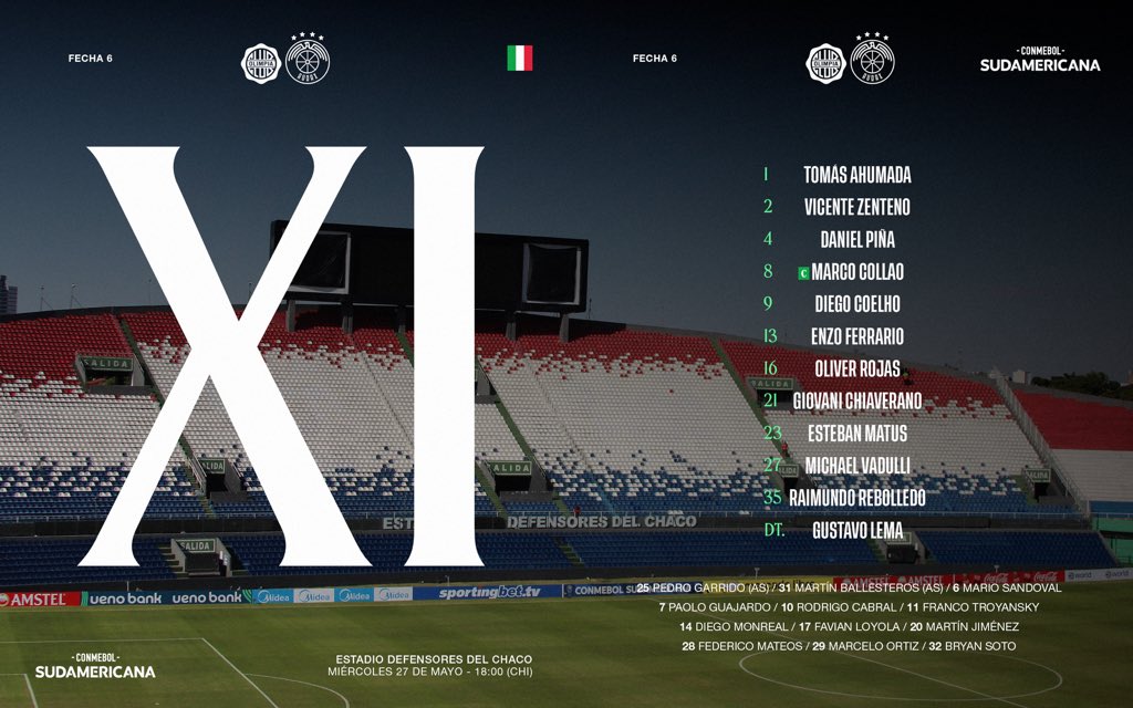 En cinco minutos, Olimpia fue un huracán que se llevó por delante a Audax Italiano (Videos del 3-1 en Asunción) 10 image
