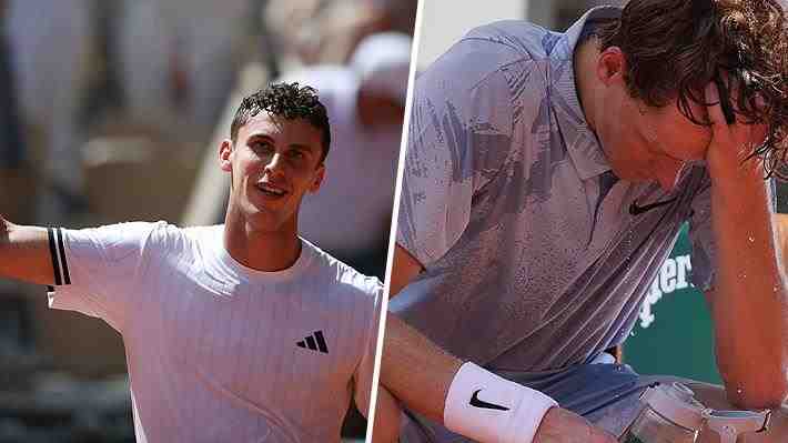 Batacazo en Roland Garros: Sinner estaba a un game de ganar, pero sufrió con el calor y cayó en cinco sets ante el argentino Cerúndolo