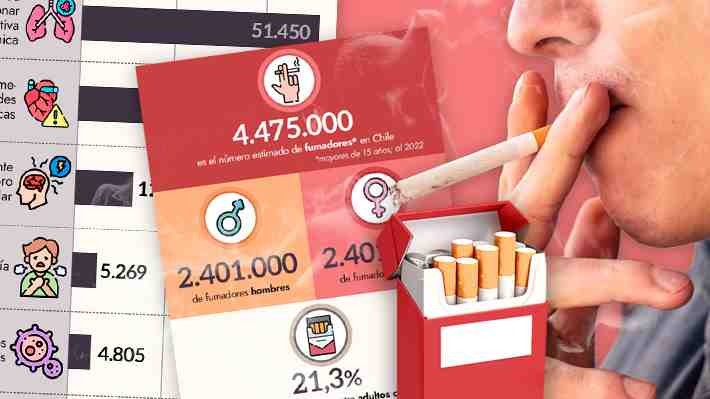 Día Mundial Sin Tabaco: Sobre 4,4 millones de chilenos son fumadores y tendencia global va a la baja