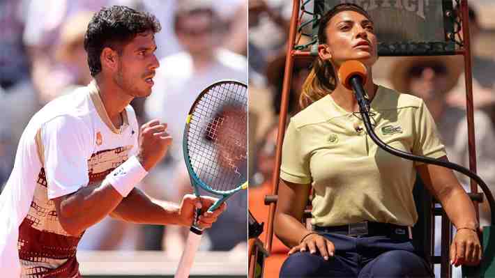 Polémica en Roland Garros: Multan al paraguayo Daniel Vallejo por controversiales dichos contra una umpire