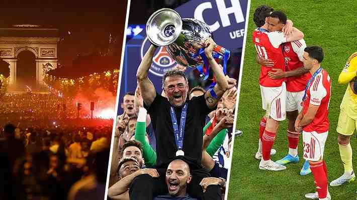 Graves incidentes en París, la sinceridad de Luis Enrique y el desconsuelo total en el Arsenal: Todo lo que dejó la final de la Champions