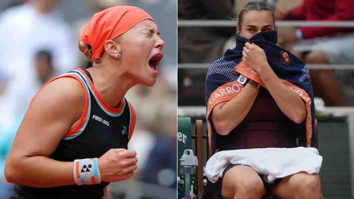 Batacazo en Roland Garros: Sabalenka sacó para partido, pero perdió un duelo increíble ante Shnaider