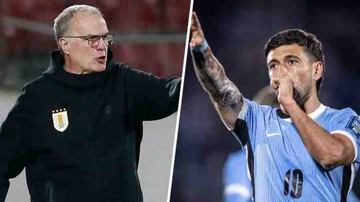 Bielsa toma importante decisión con la lesión de Giorgian de Arrascaeta, pero otra vez está envuelto en una polémica en Uruguay