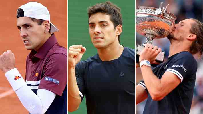Ranking ATP: Tabilo y Garin suben, mientras Jarry sigue derrumbándose; Revisa cómo quedó el top 10 tras el título de Zverev en Roland Garros