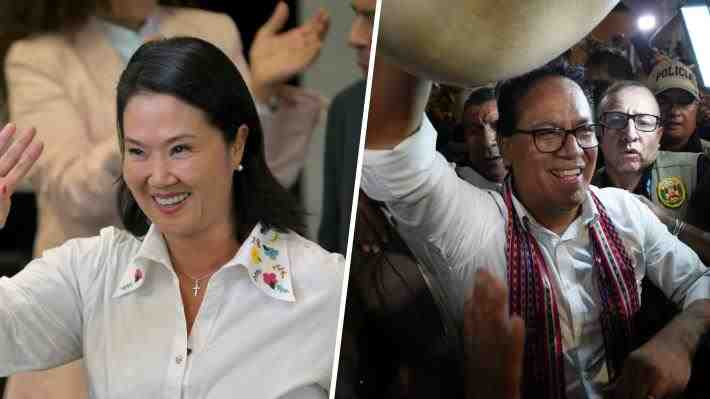 Voto a voto en Perú: Conteo oficial pone a Fujimori en la delantera con un 92% de escrutinio