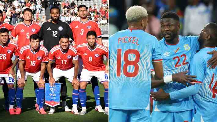 Cómo formaría la "Roja" hoy ante RD Congo, a qué hora es el partido y quién transmite