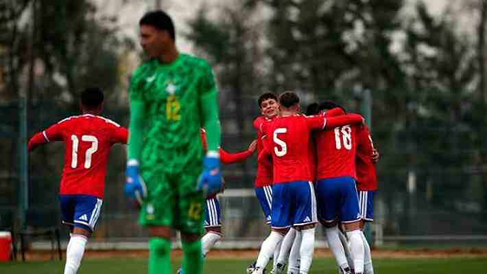 La "Roja" Sub 20 se toma revancha y vence a Brasil en duelo amistoso
