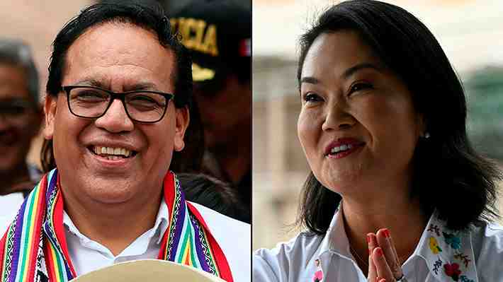 Con más del 96% de las actas escrutadas, Sánchez mantiene ventaja sobre Fujimori en Perú