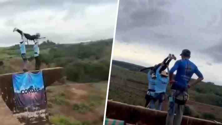Mujer muere en salto de puentismo en Brasil: Fue lanzada al vacío sin protección