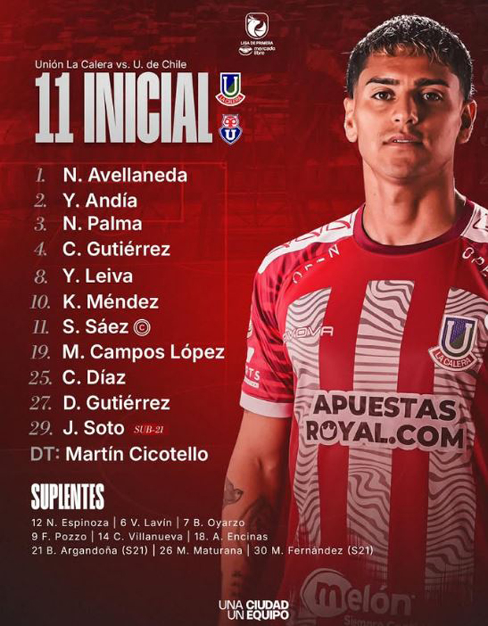 Segundo tiempo: Universidad de Chile y Unión La Calera empatan 2-2(Videos) 7 image