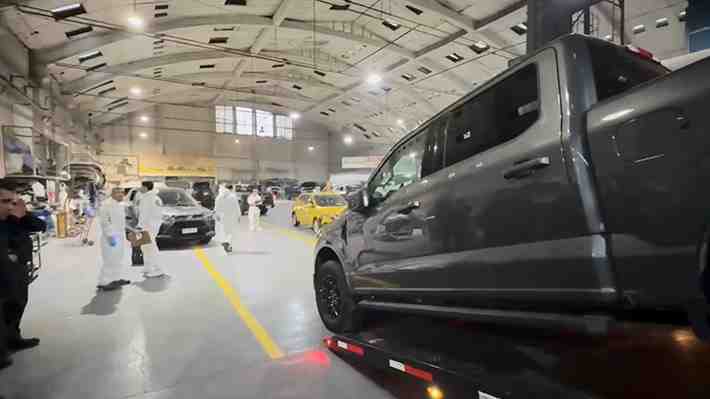 Robo a automotora en San Joaquín: PDI recupera 9 vehículos y hay tres detenidos