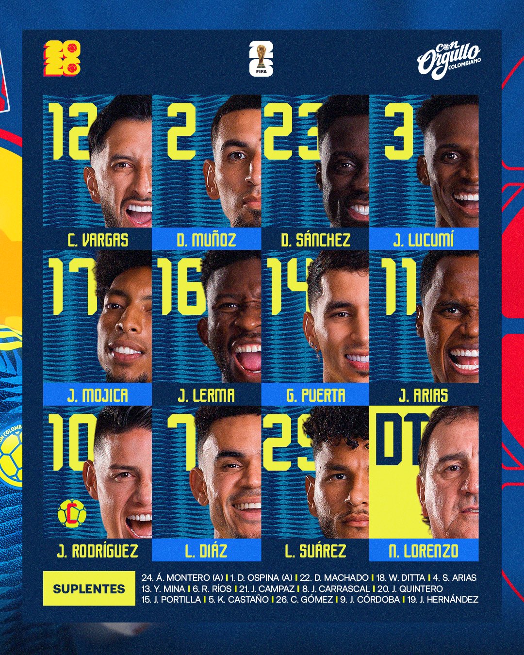 ¡Si, si Colombia!...3-1 a Uzbekistán y segundo triunfo para Sudamérica (Videos) 7 image