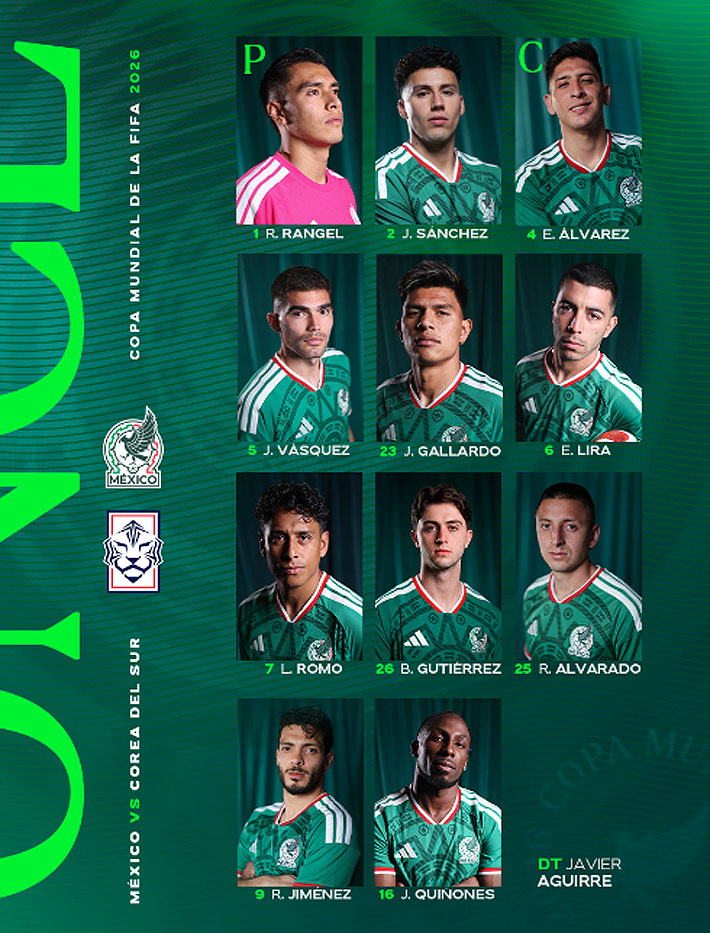México respondió a su condición de local y es el primer clasificado a la siguiente ronda del Mundial 9 image
