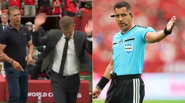 "Comportamiento extraño": El polémico cruce entre los DTs de Canadá y Qatar en el Mundial y el dardo al árbitro chileno Cristian Garay