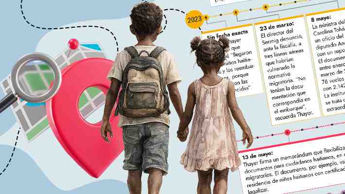 Ruta de niños haitianos en Chile: Cronología  y cifras del caso que encendió las alarmas migratorias