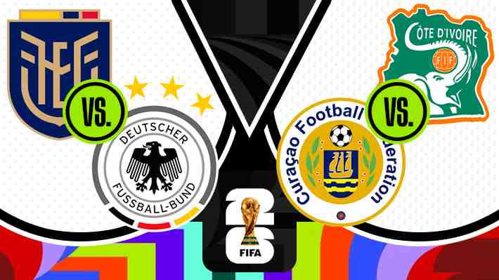 ¡En vivo! Ecuador se juega su clasificación ante Alemania y Costa de Marfil choca con Curazao... Se define el Grupo E del Mundial
