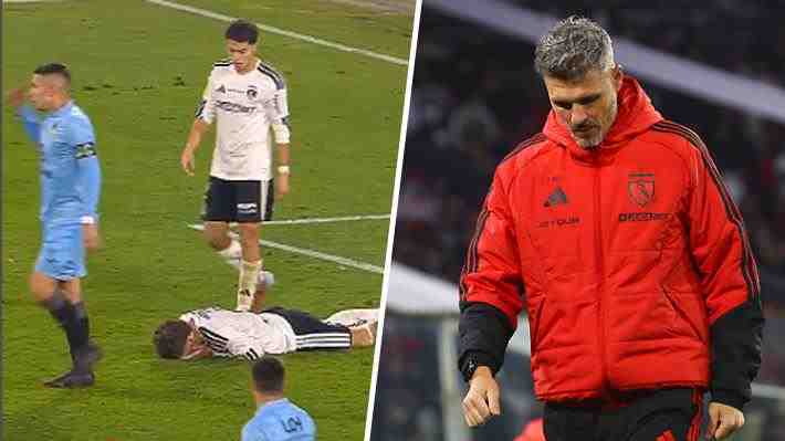 Tremendo codazo, Méndez otra vez haciendo lío, Ortiz disparando: El caliente final del duelo entre Colo Colo y O'Higgins por Copa Chile