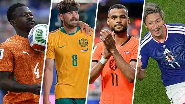 Todos los equipos ya clasificados a los dieciseisavos del Mundial y los ya eliminados