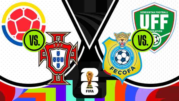 ¡En vivo! Se cierra el Grupo K con Colombia-Portugal y RD Congo-Uzbekistán en el Mundial