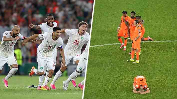 Otro golpe en el Mundial: Marruecos vence por penales a Países Bajos y se mete en octavos de final