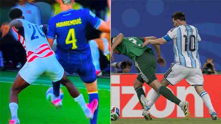 "Nunca es roja": La expulsión del estadounidense Balogun que genera polémica en el Mundial y la comparación con patada de Messi... Mira la jugada