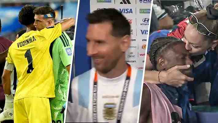 Mira la aplaudida actitud de Vozinha tras caer ante Argentina, los nobles gestos de Messi y el "Dibu" Martínez y el conmovedor video que se viraliza