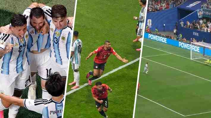 Mira los goles de la épica remontada de Argentina, los tantos de Egipto y el penal fallado por Messi