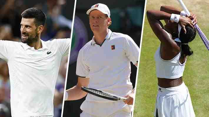 "Uno de los mejores partidos de mi carrera": Djokovic gana batalla de más de 5 horas y se cita con Sinner en semis de Wimbledon... Así va el cuadro