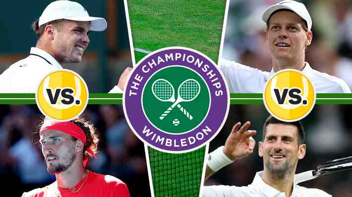 Revisa cómo fueron las semis de Wimbledon