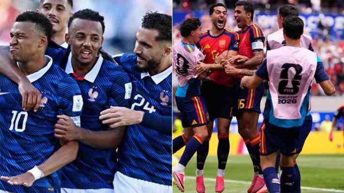 Cómo formarían Francia y España hoy en semifinales del Mundial, a qué hora es y quién es el árbitro