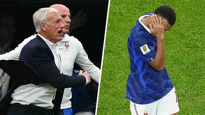 Didier Deschamps lanza dardo al árbitro tras caída de Francia ante España en el Mundial, mientras Kylian Mbappé hace profunda autocrítica