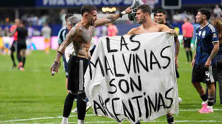 Gobierno británico y despliegue de bandera de Malvinas en partido: "Puede que el Mundial no sea nuestro, pero las islas sí"