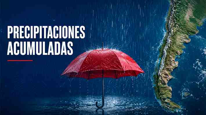 Sistema frontal deja importantes acumulados de lluvia: Revisa cuánta agua ha caído en distintas ciudades