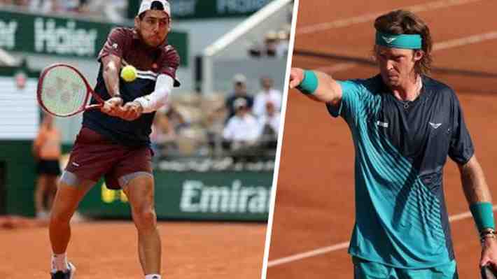 A qué hora va este sábado Alejandro Tabilo ante Andrey Rublev, 16° del mundo, en semifinales del ATP de Bastad