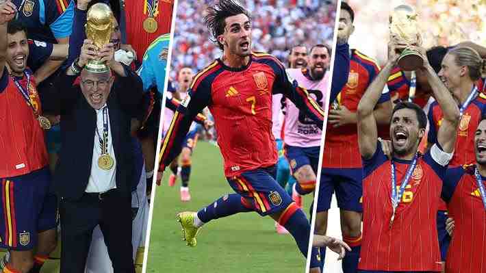 "Orgullo", "sueño", "animales": Las emotivas frases de los nuevos campeones del mundo y las imágenes de los festejos de España